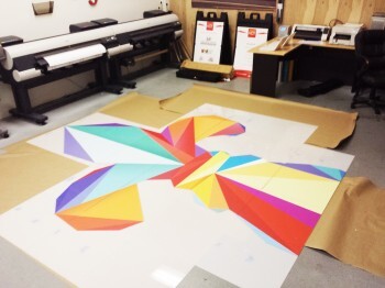 Spectra Imaging Print on LexJet Simple Adhesive Vinyl SUV